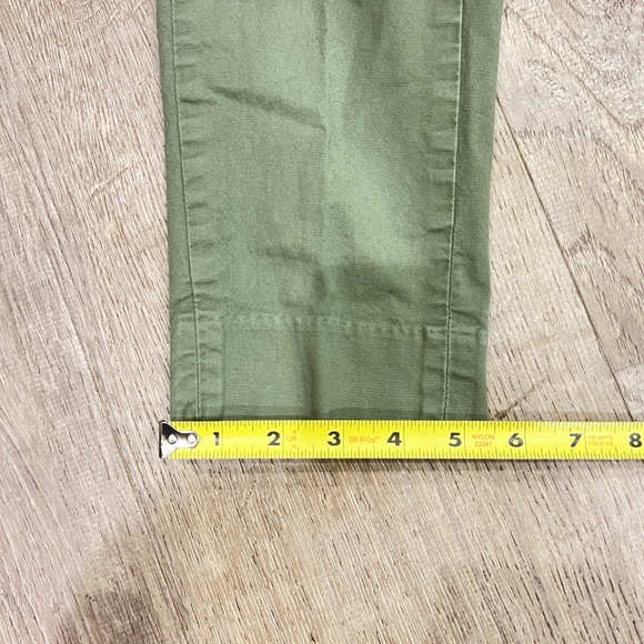 Banana republic women Avery green pant trousers petite 00 cropped ankle workwear - Picture 12 of 13